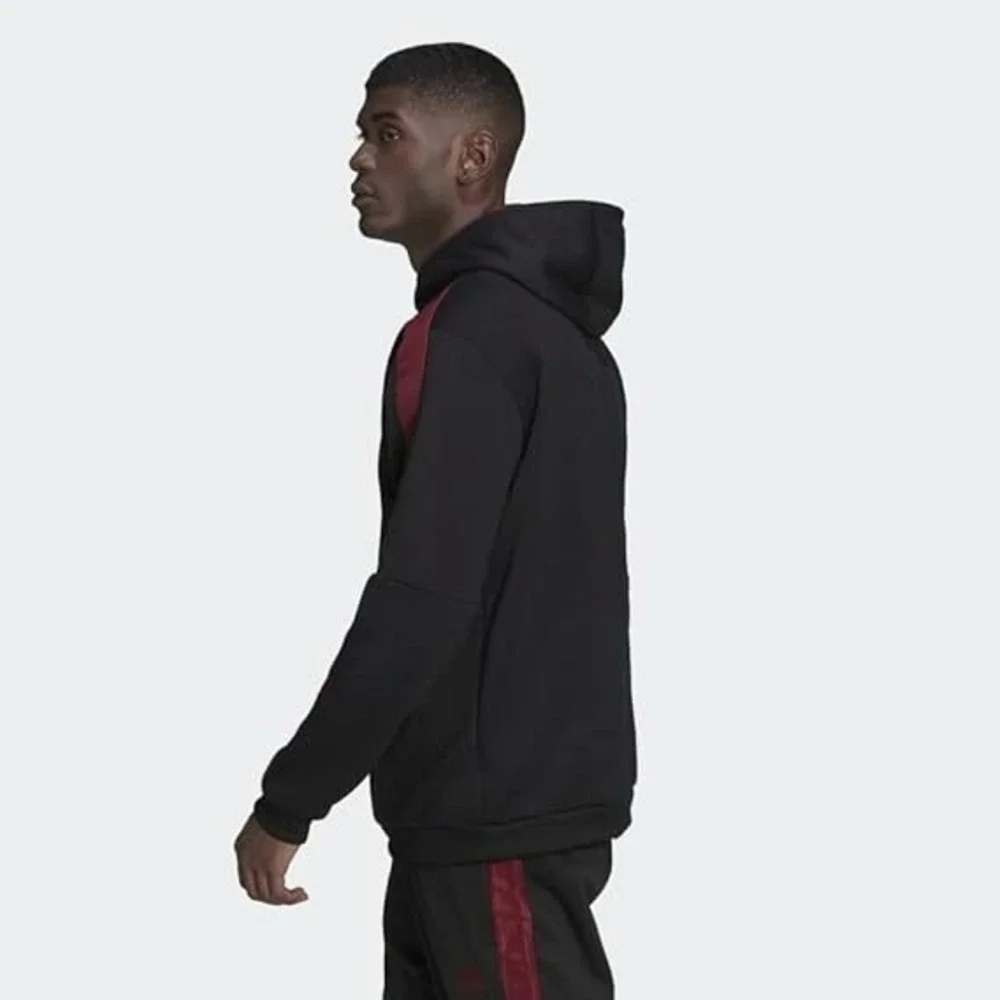 Adidas Men‎ Tiro Long Track Top Jacket Black Red Athletic Run GYM Jackets H60016